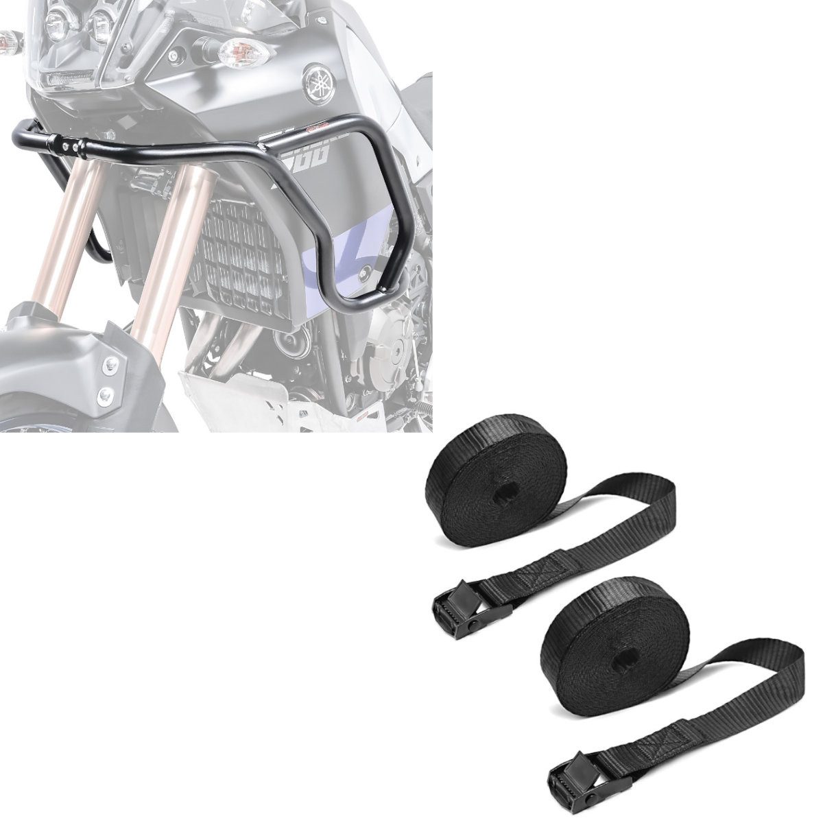 Motoguard Motor-Schutzhülle Set Verkleidungsschutzbügel + Spanngurt S2