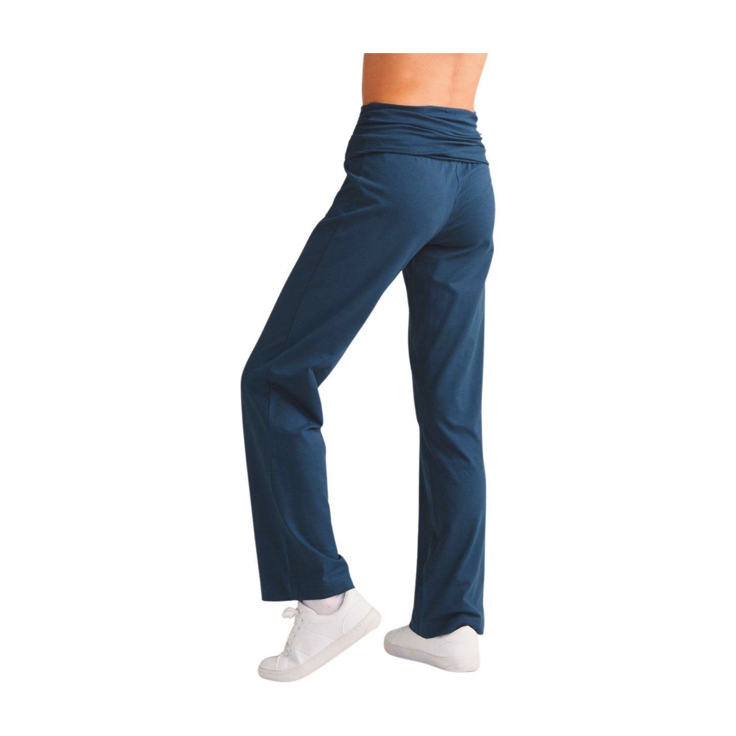 Leela COTTON Pyjamahose Hose (mit Umschlagbund)