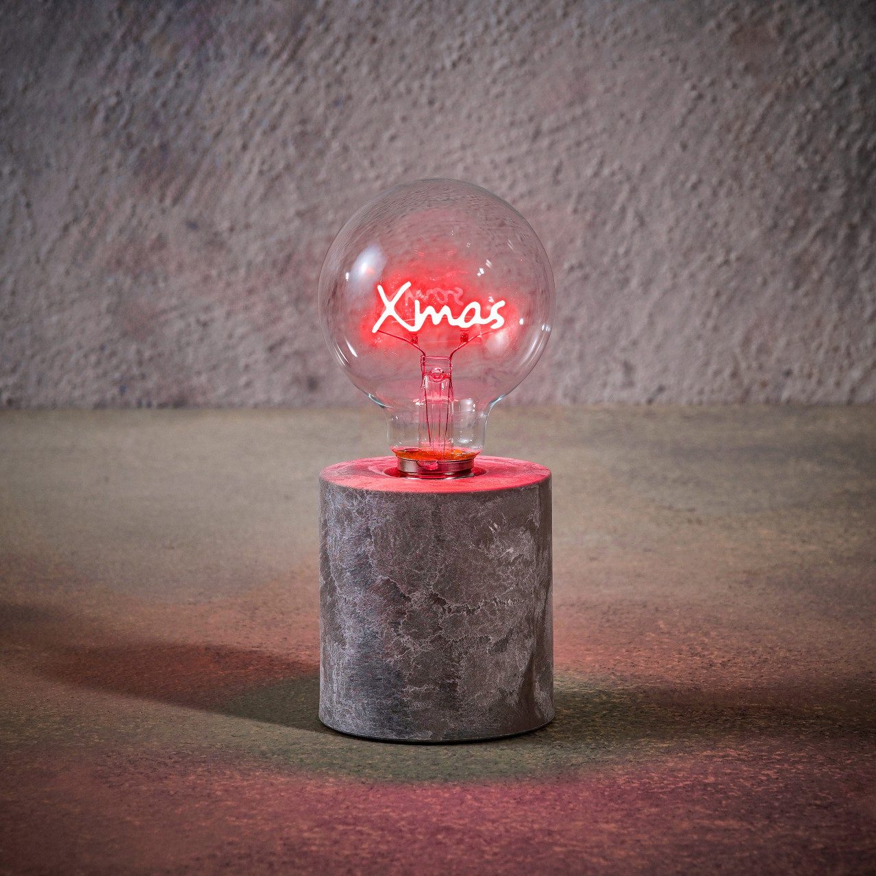 Luca Lighting LED-Dekofigur Luca Lightning LED Tischlampe Xmas mit Timer Ø 8 x