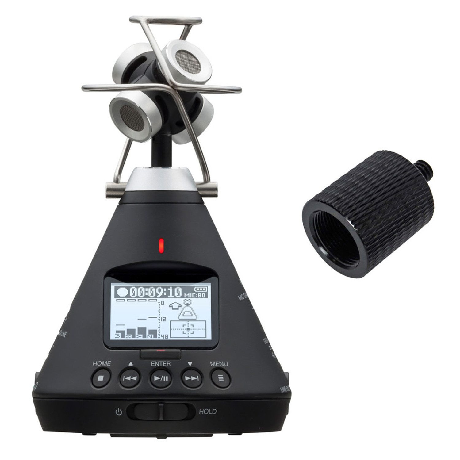 Zoom Audio Zoom H3-VR 360° Audio-Recorder mit Gewinde-Adapter Digitales Aufnahmegerät (mit Gewinde-Adapter)
