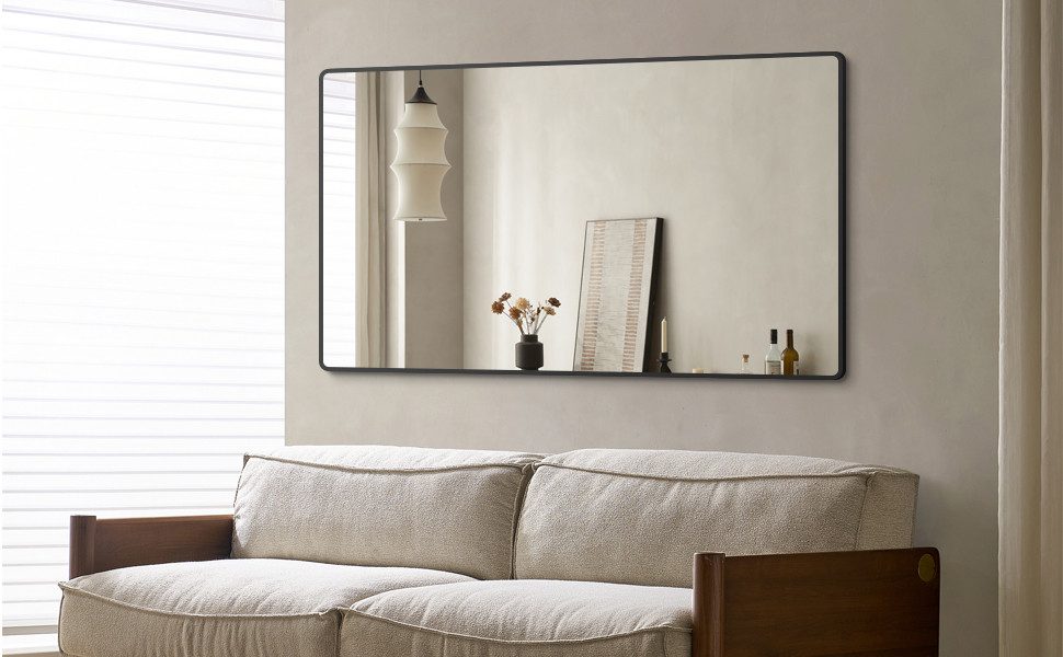 Hopibath Wandspiegel 120x70cm Wandspiegel für Wohnzimmer günstig online kaufen