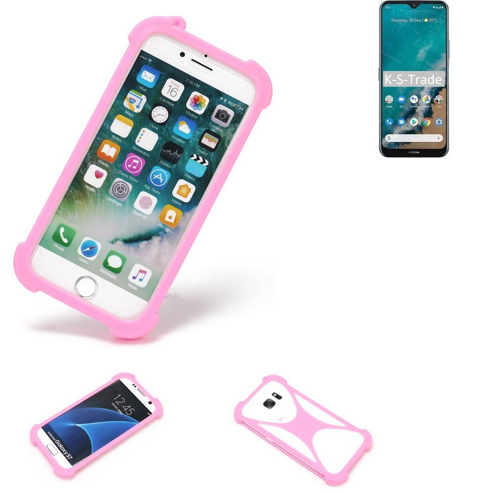 K-S-Trade Handyhülle für Nokia G50, Handy Hülle Schutz Hülle Bumper Silikon Schutz Hülle Cover Case