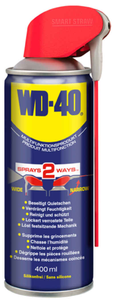 WD-40 Universalöl WD-40 Schmierfett Multifunktionsprodukt Smart Straw, 400 ml, (1-St)