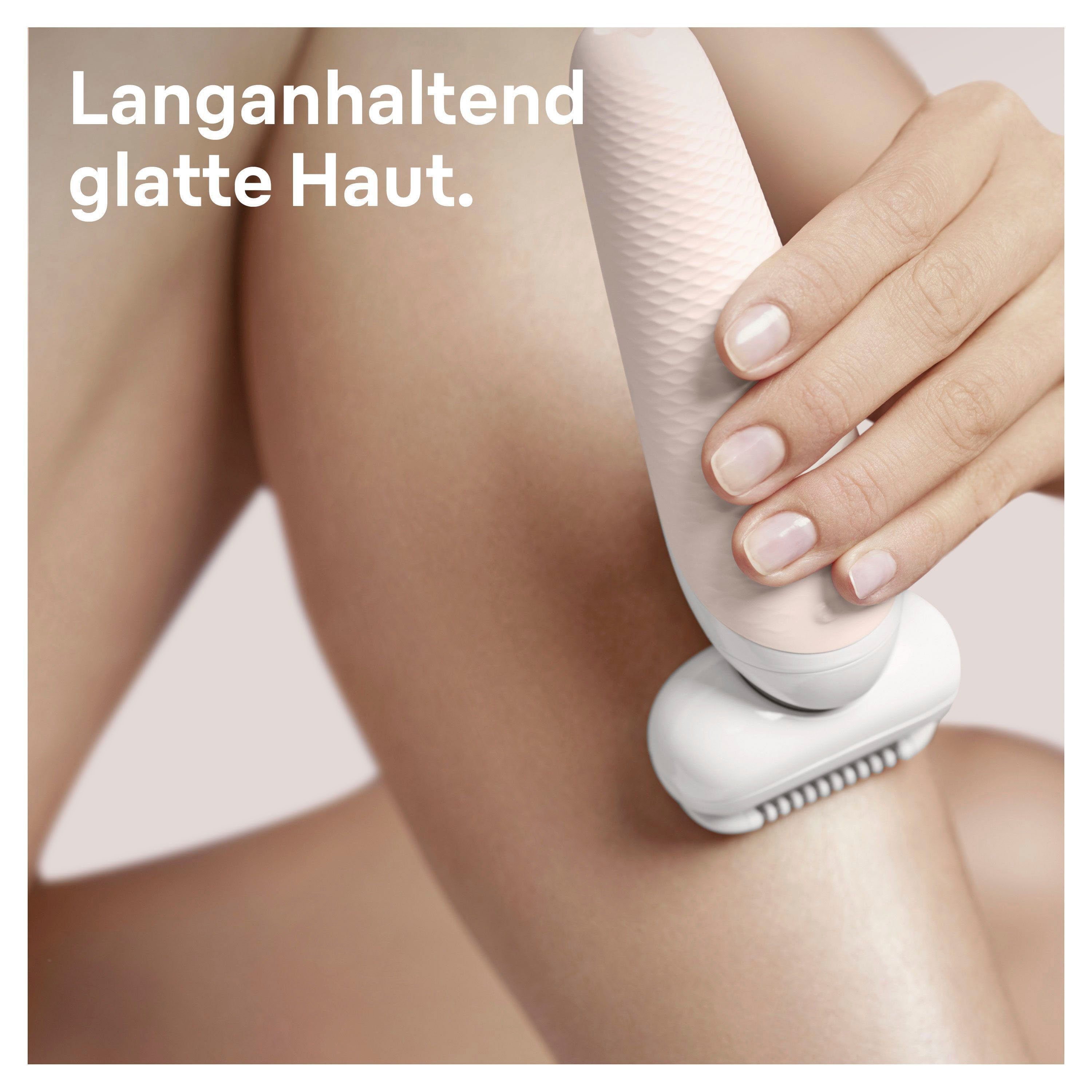 Braun Epilierer Silk-épil kabellose Flex & Wet 9-006, breiter 9 Pinzetten Dry-Epilation, 40 Kopf mit