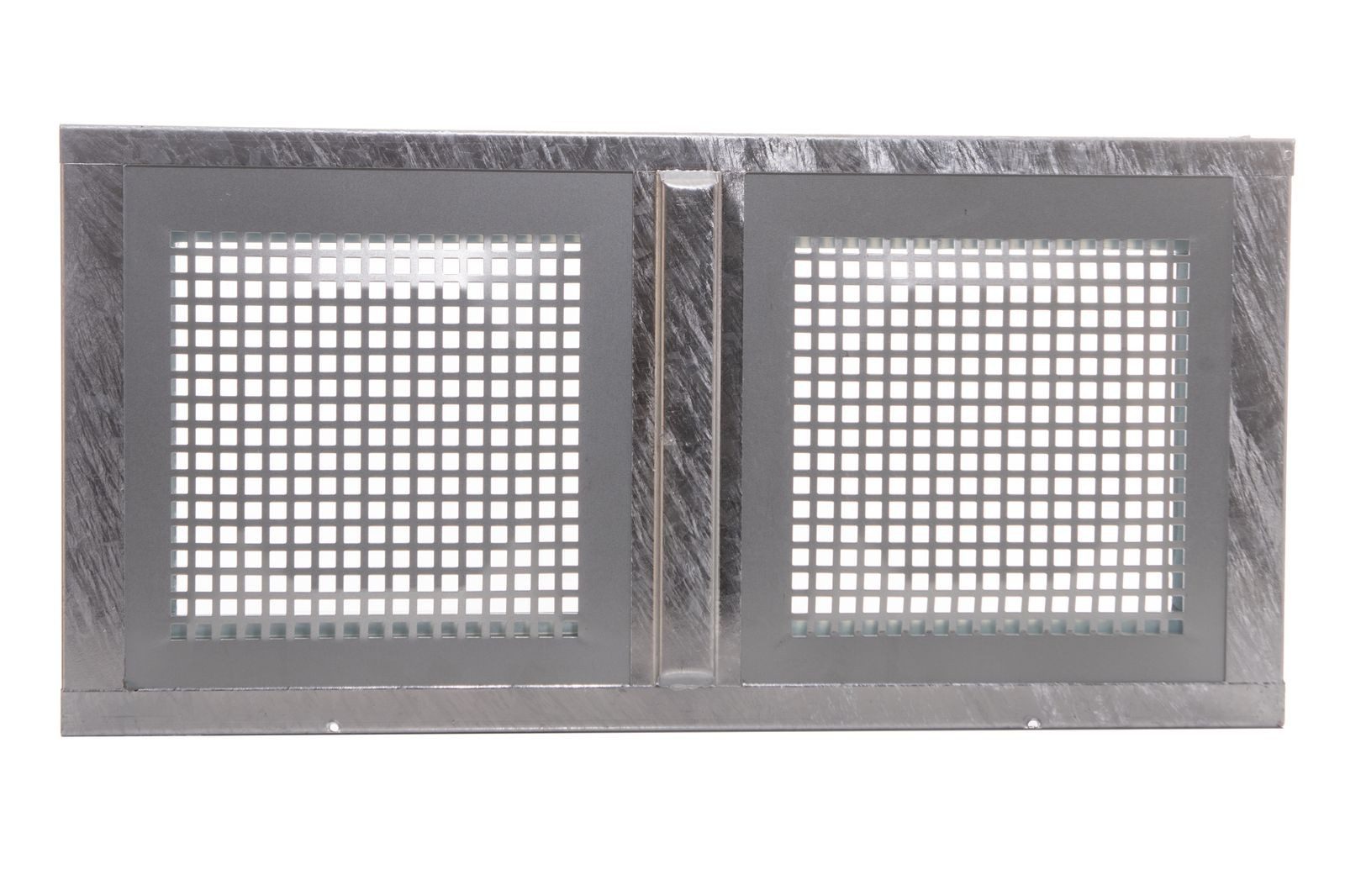 ACO Severin Ahlmann GmbH & Co. KG Kellerfenster MARKANT Stahlkellerfenster 2 Flügel verzinkt + ESG + Schutzgitter, Gitter und Flügel separat schwenkbar, Größe: 80x40cm inkl. Maueranker