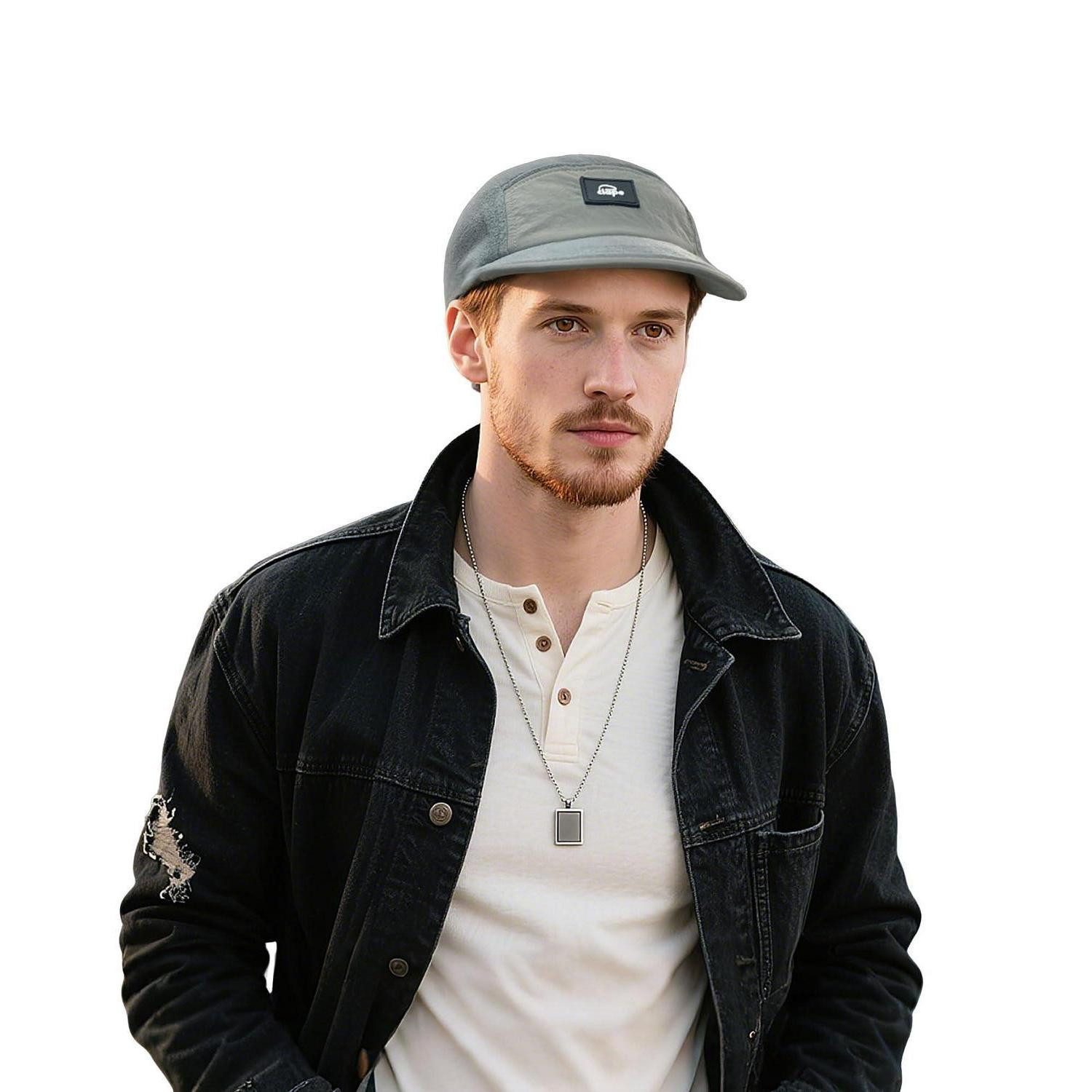 Trucker Cap Basecap Trucker Snapback Herren Damen Einheitsgröße ADTB-Grau