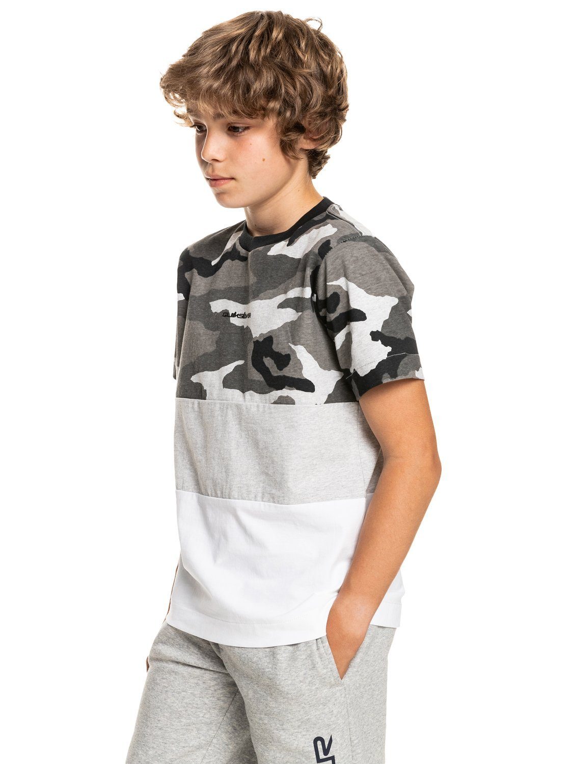 Kinder Teens (Gr. 128 - 182) Quiksilver T-Shirt Essentials Block