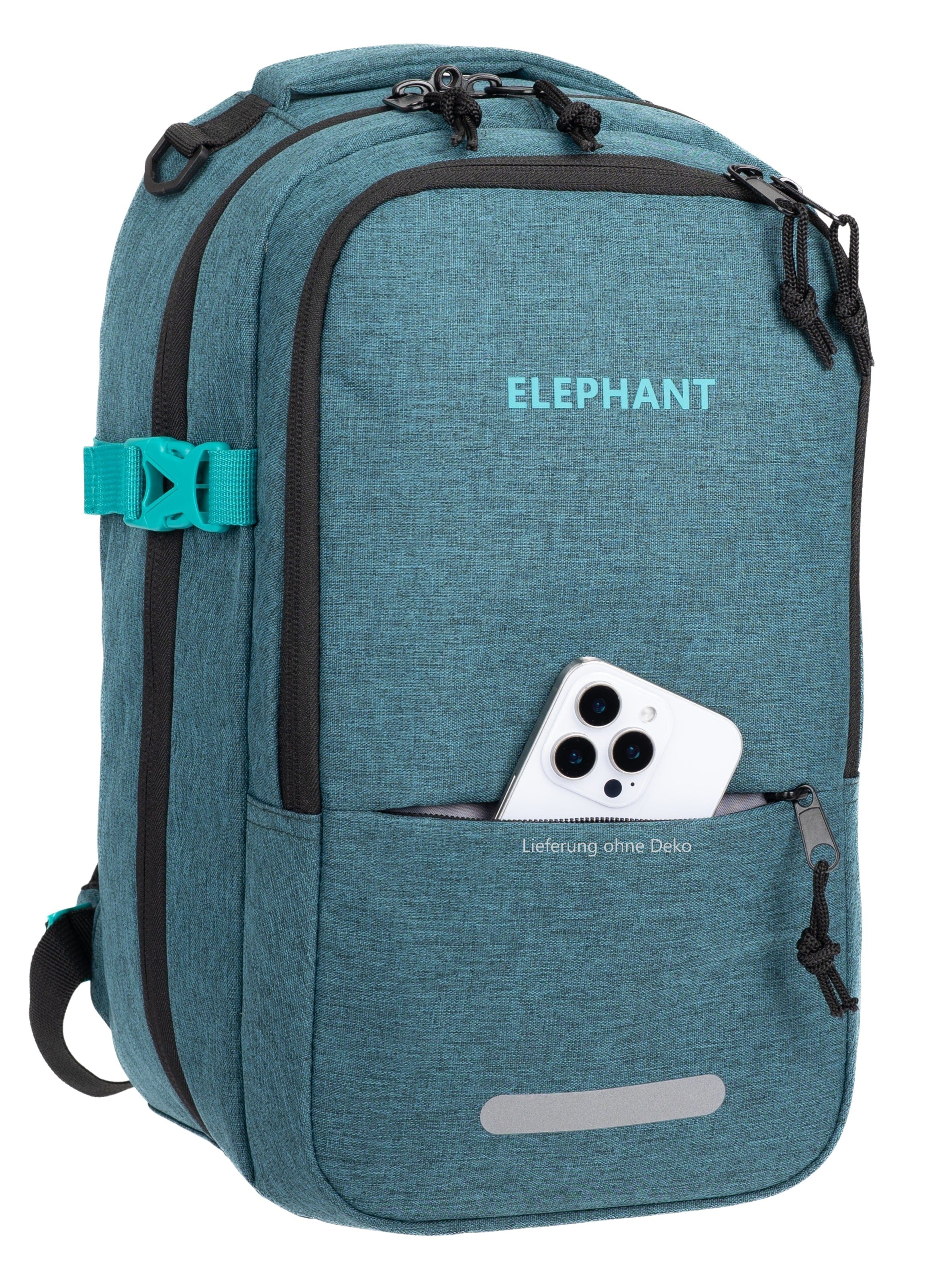 ELEPHANT Rucksack Flugzeug Handgepäck Damen Herren 40x25x20 cm Ryanair, Kabine Reise Reiserucksack Daypack 20 L Gepäck Travel small