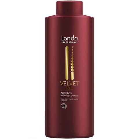 Londa Professional Haarshampoo Velvet Oil Argan Oil & Vitamin E Hair Shampoo For Repairing 1000 ml