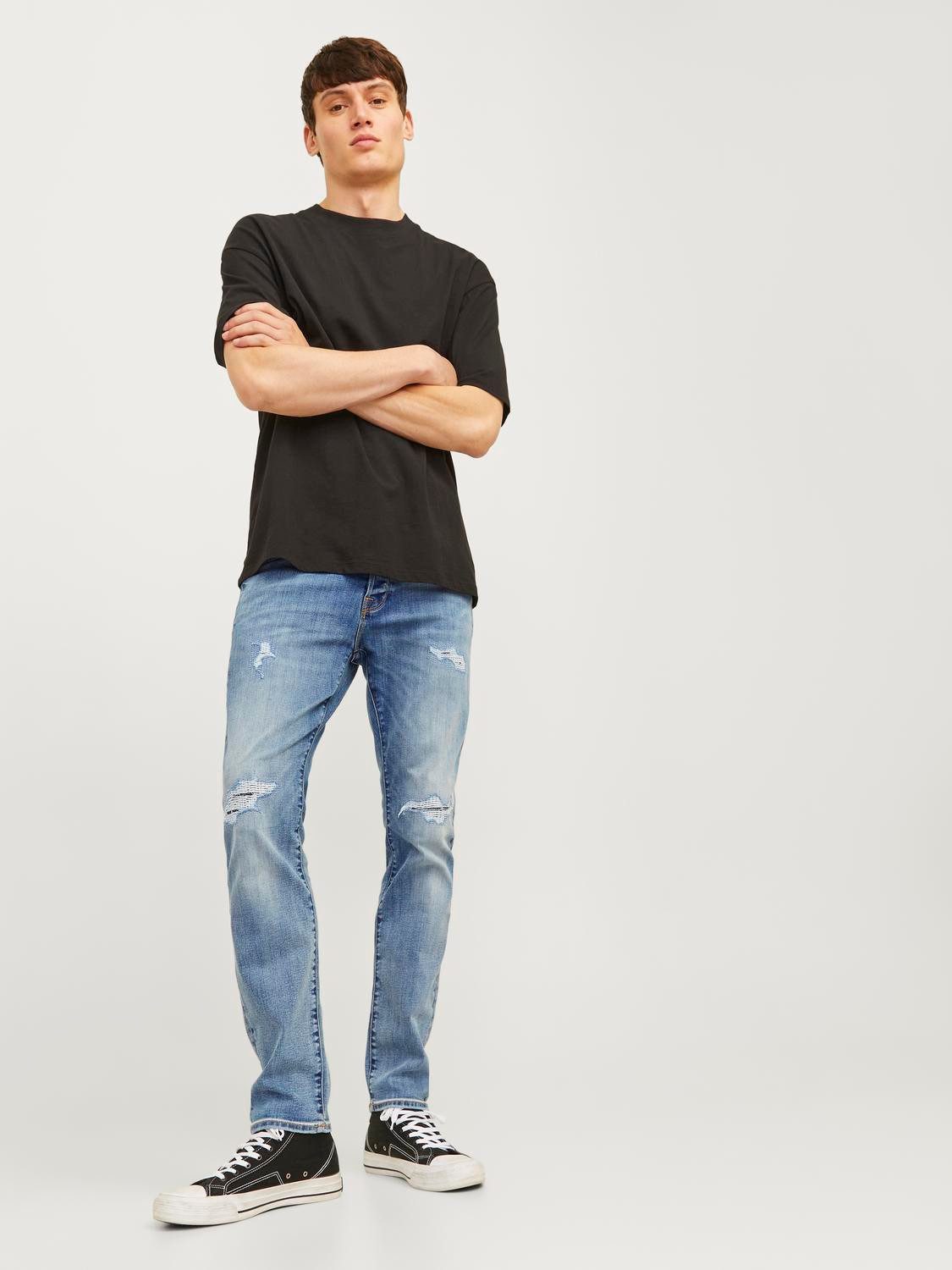 Jack & Jones Slim-fit-Jeans JJIGLENN – Jeans mit Stretch, niedriger Leibhöh günstig online kaufen