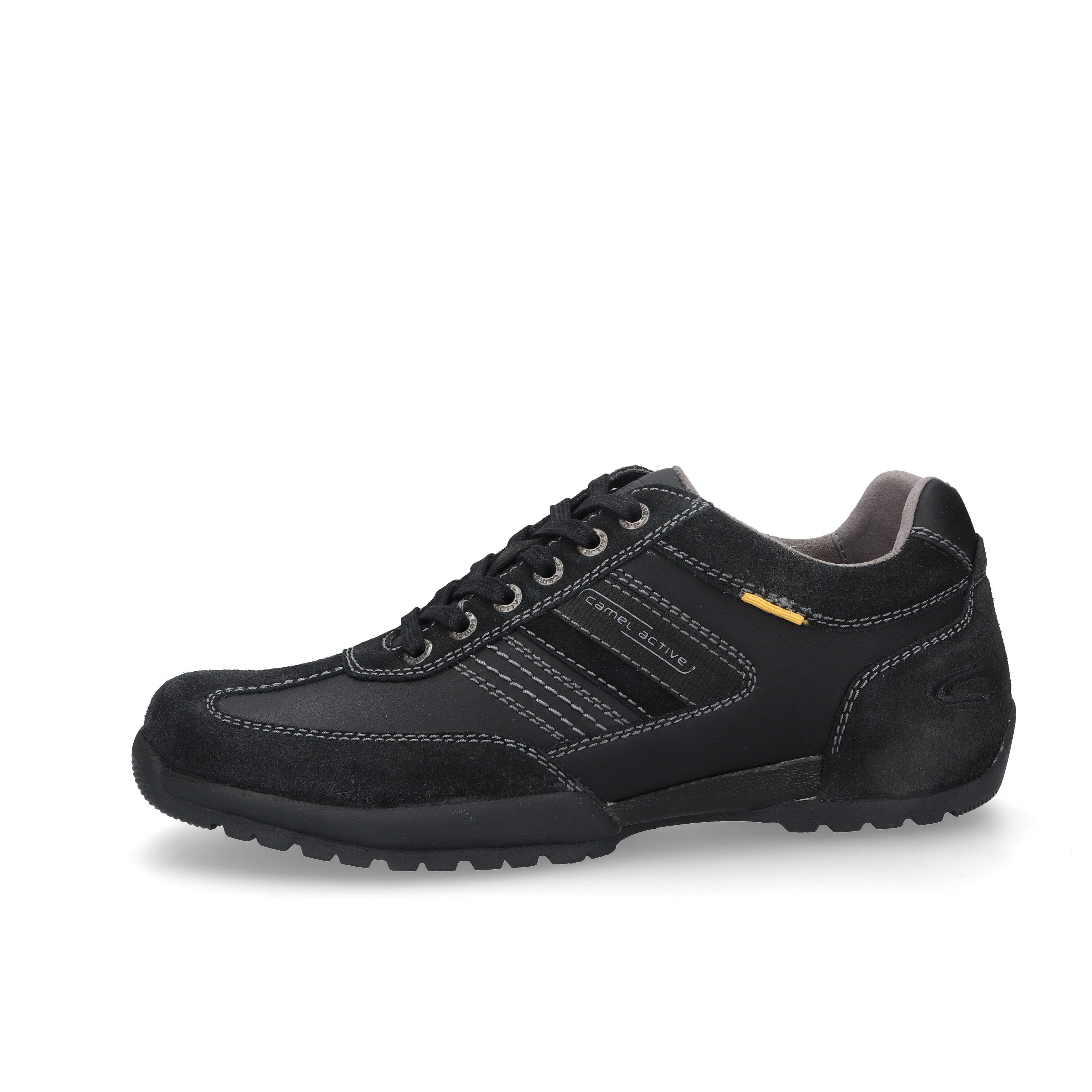 camel active Halbschuh Split/Synthetic SCHWARZ Schnürschuh