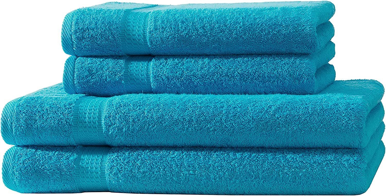 Handtuchset, Baumwolle (1-St) Bordüre 100% Frotteeware Uni mit Baumwolle, soma Handtuch Handtücher