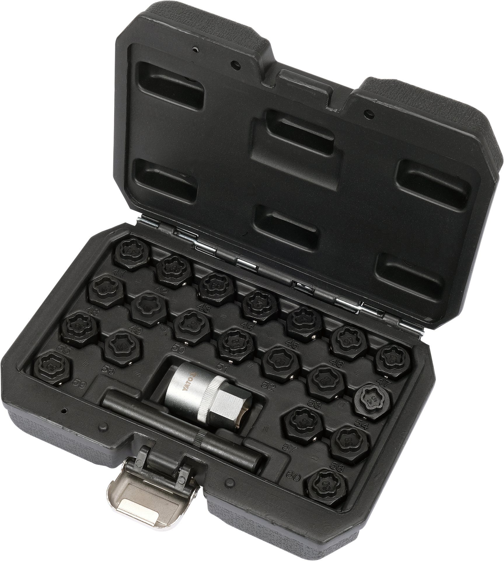 Yato Bit-Schraubendreher Set di dadi per viti di bloccaggio, (Nuss-Set für Sicherungsschrauben, Nuss-Set für Sicherungsschrauben)