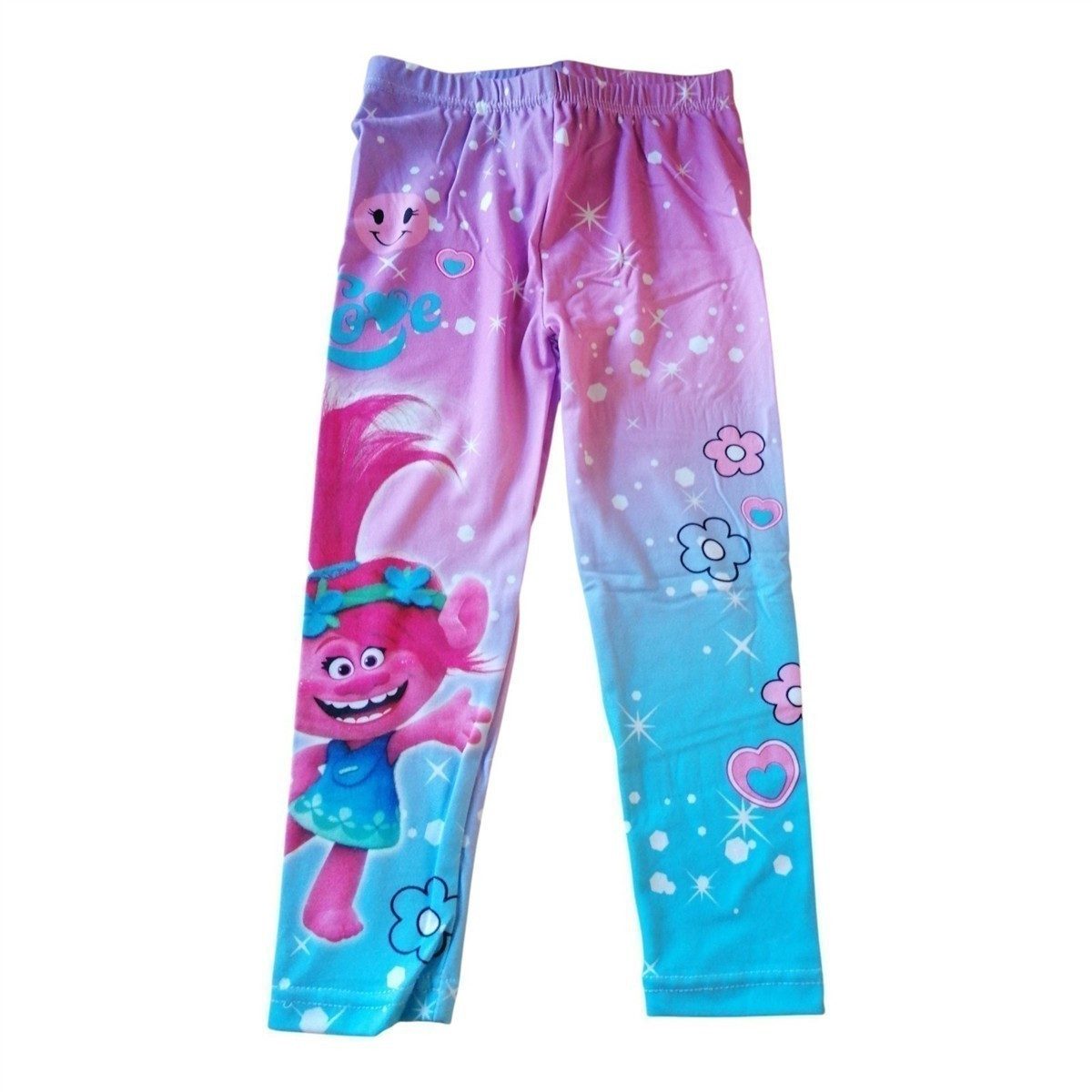 Trolls Leggings Trolls Leggings Mädchen, Lizenzmotiv 98–128