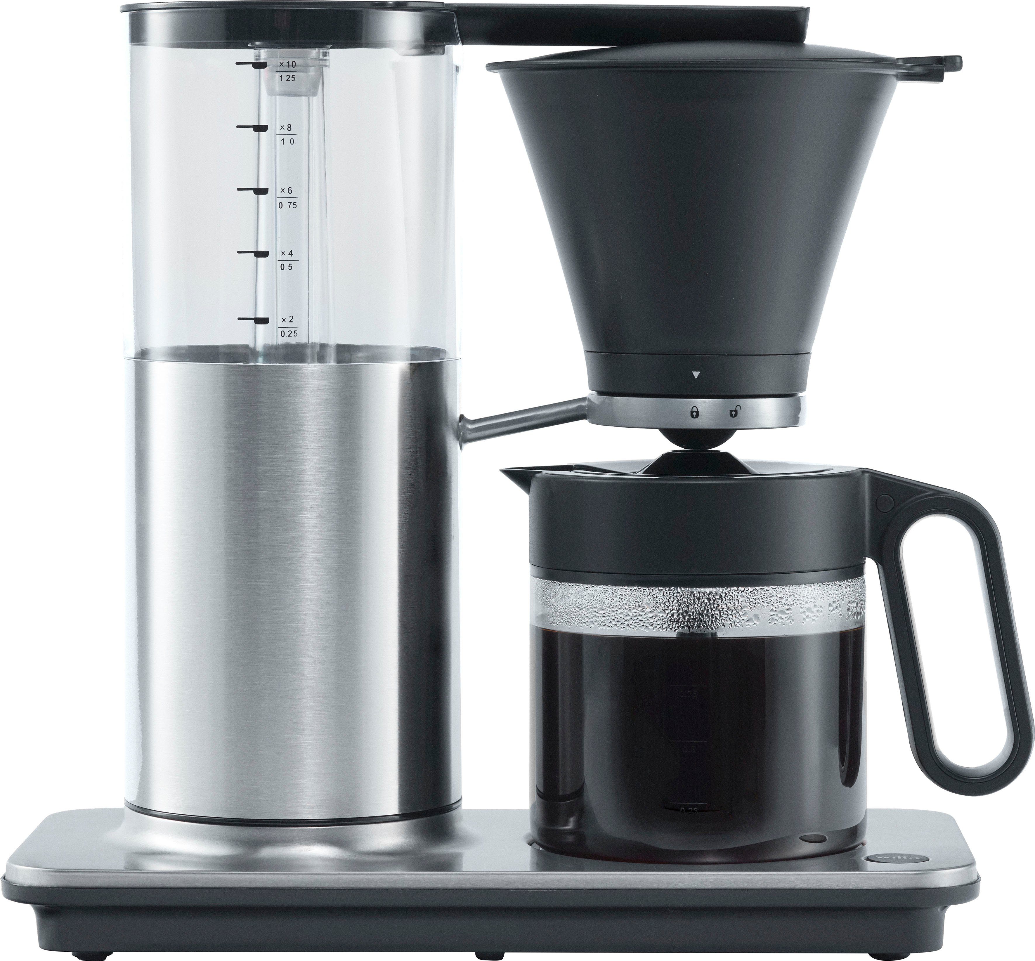 Filterkaffeemaschine Automatische Kaffeekanne, Tall, Minuten Abschaltfunktion nach wilfa 602264, Classic 40 1,25l 1x4, CM2S-A125 Papierfilter