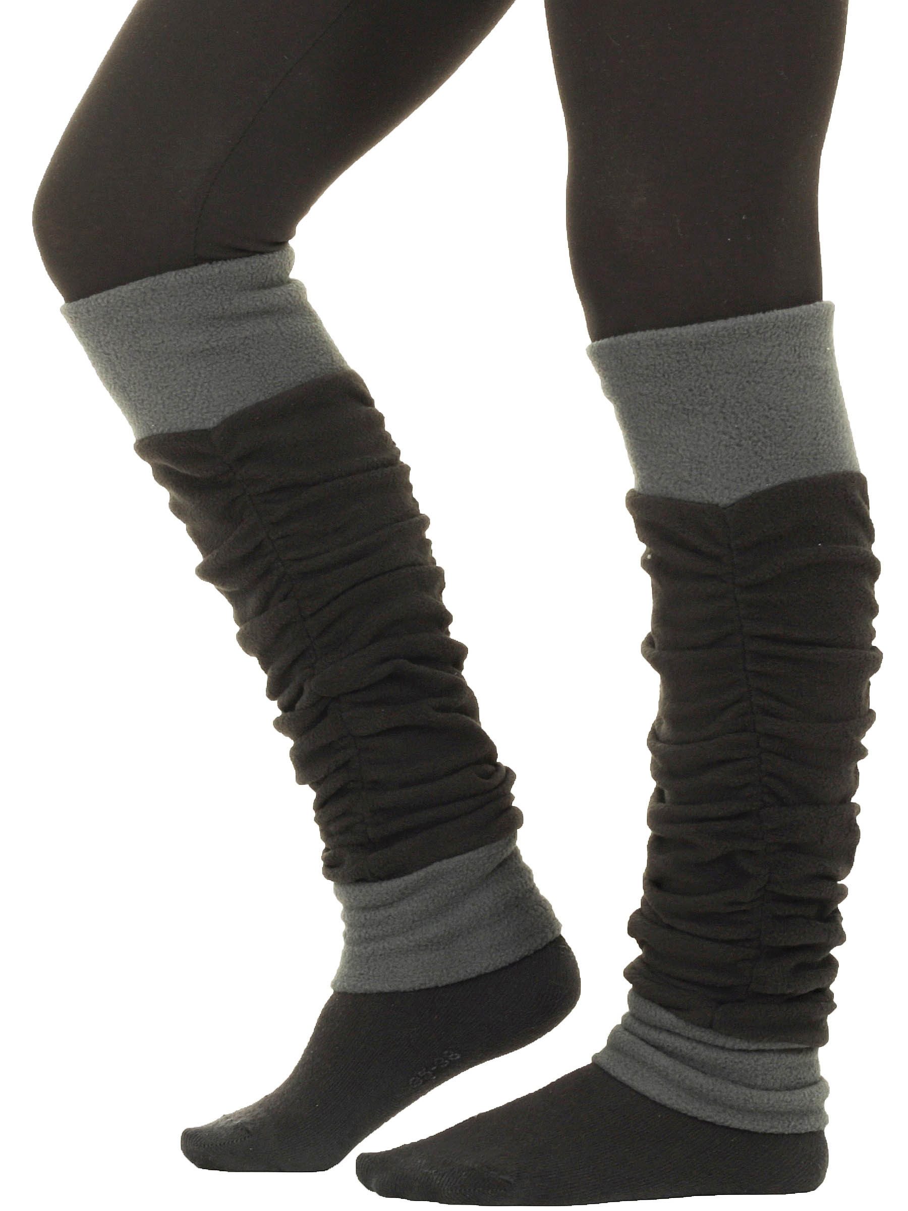 PUREWONDER Beinstulpen Zweifarbige Beinstulpen aus Fleece, Damen Stulpen LW günstig online kaufen