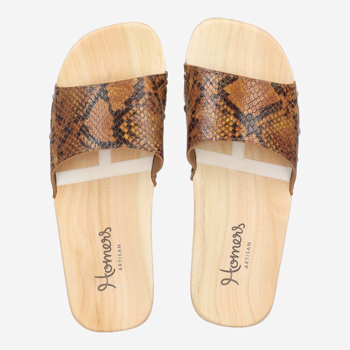 Homers Homers 12753 355, Sandaletten, Braun kombiniert, Damen Sandalette