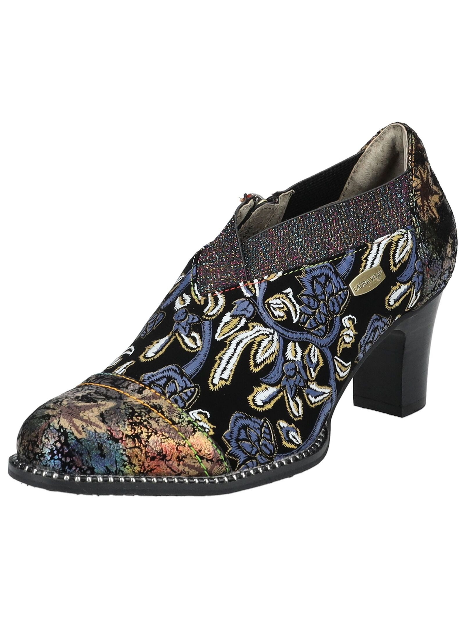 Stiefelette Leder/Textil Stiefelette