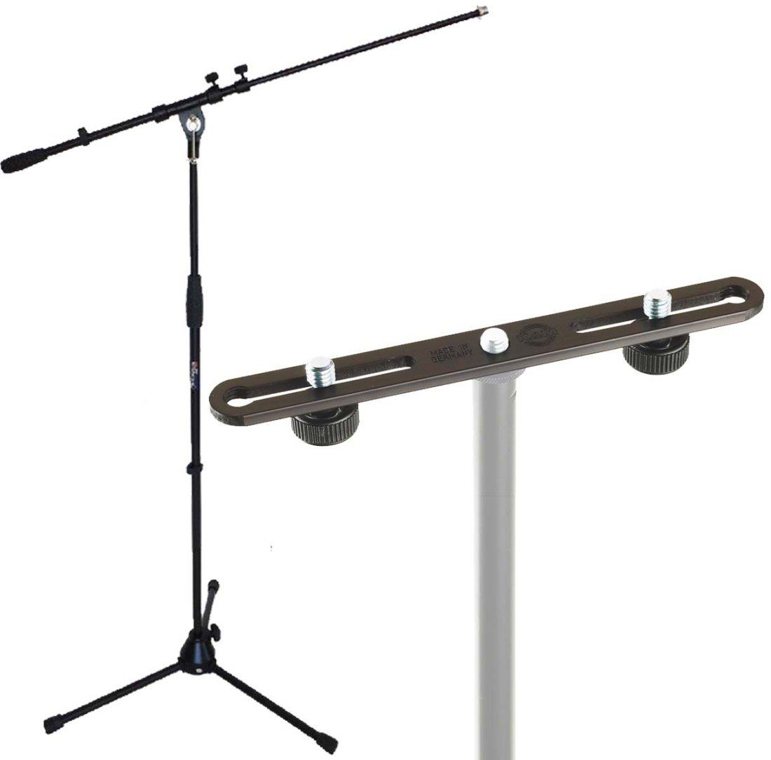 Mikrofonständer K&M Stereo Bar 23550 mit Mikrofonständer