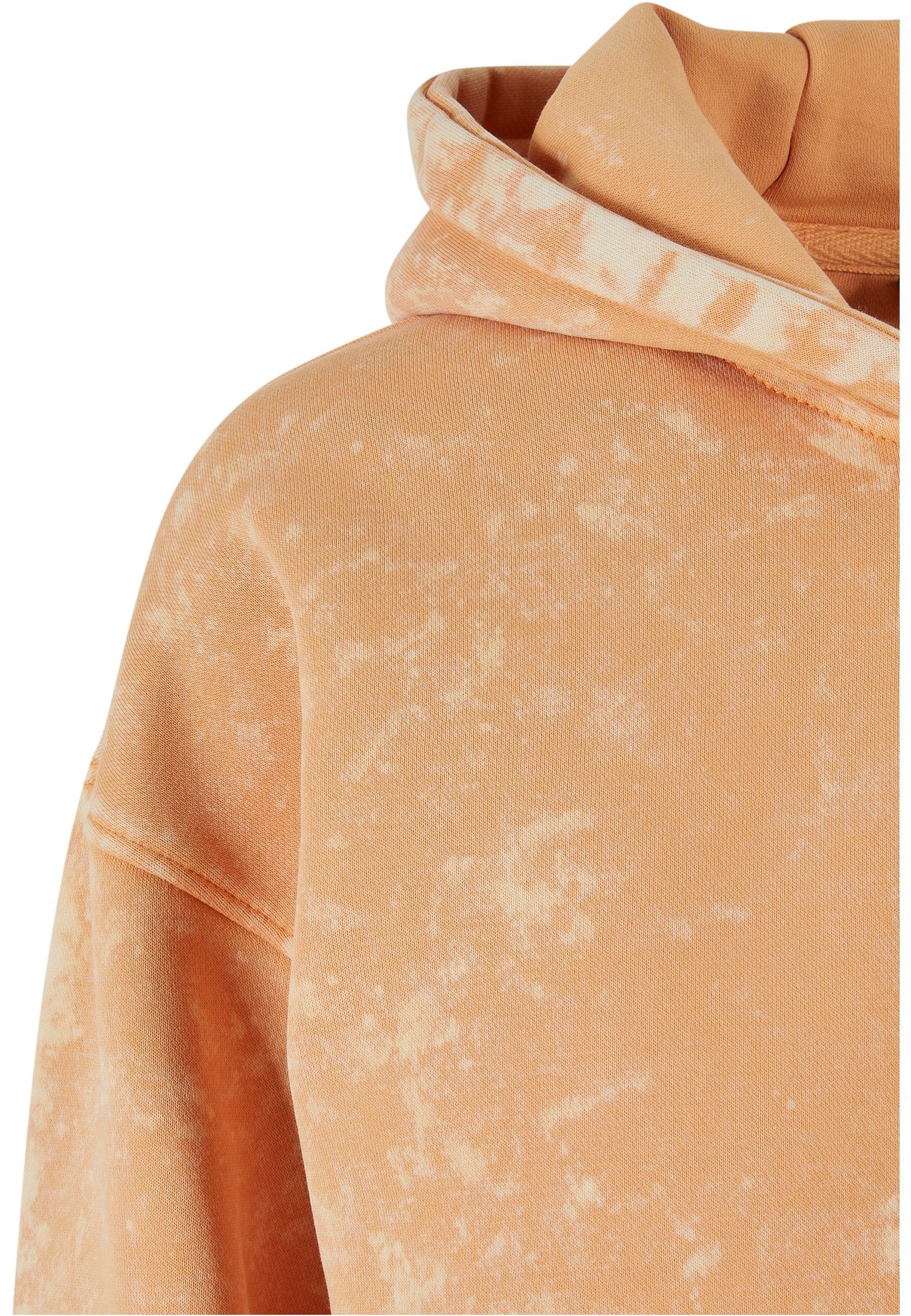 Zip Washed Short (1-tlg) CLASSICS Oversized paleorange Towel Sweatjacke URBAN Damen Ladies Hoody
