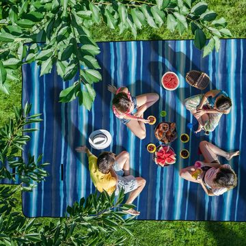 Picknickdecke XXL Picknickdecke mit Farbverlauf, relaxdays