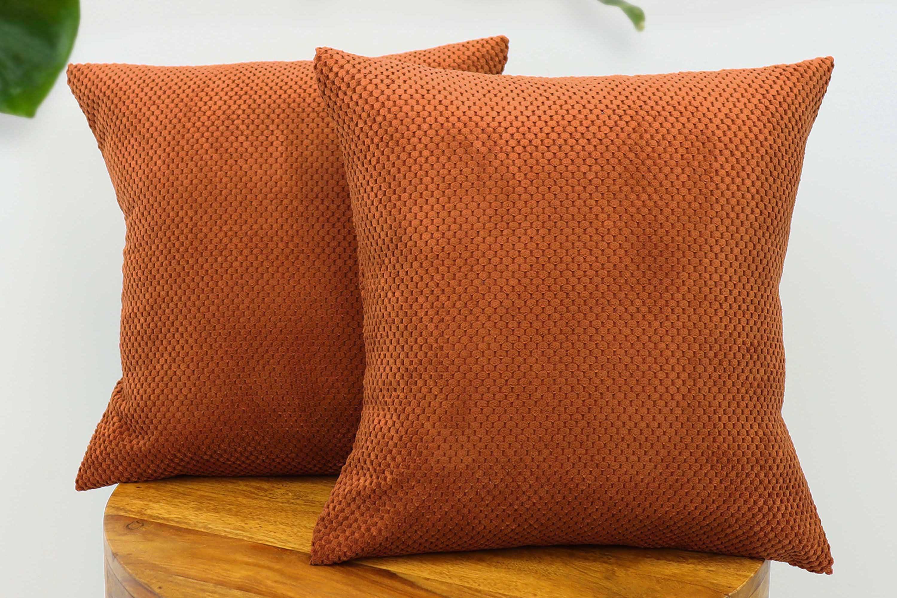 Amilian Dekokissen 2er Set Kissen - Zierkissen - Sofakissen mit Füllung und Kissenbezug, (2 Stück), Kopfkissen, Kuschelkissen, Couchkissen mit Kissenfüllung