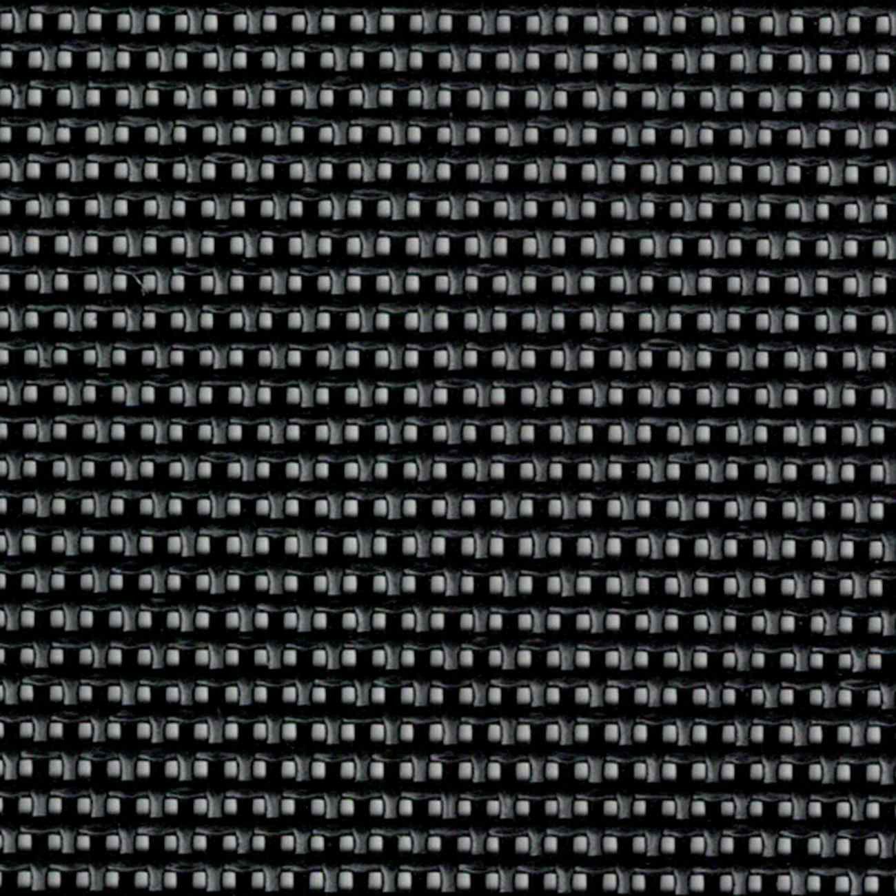 Fiam Sitzhocker Chico aus Aluminium, Schwarz