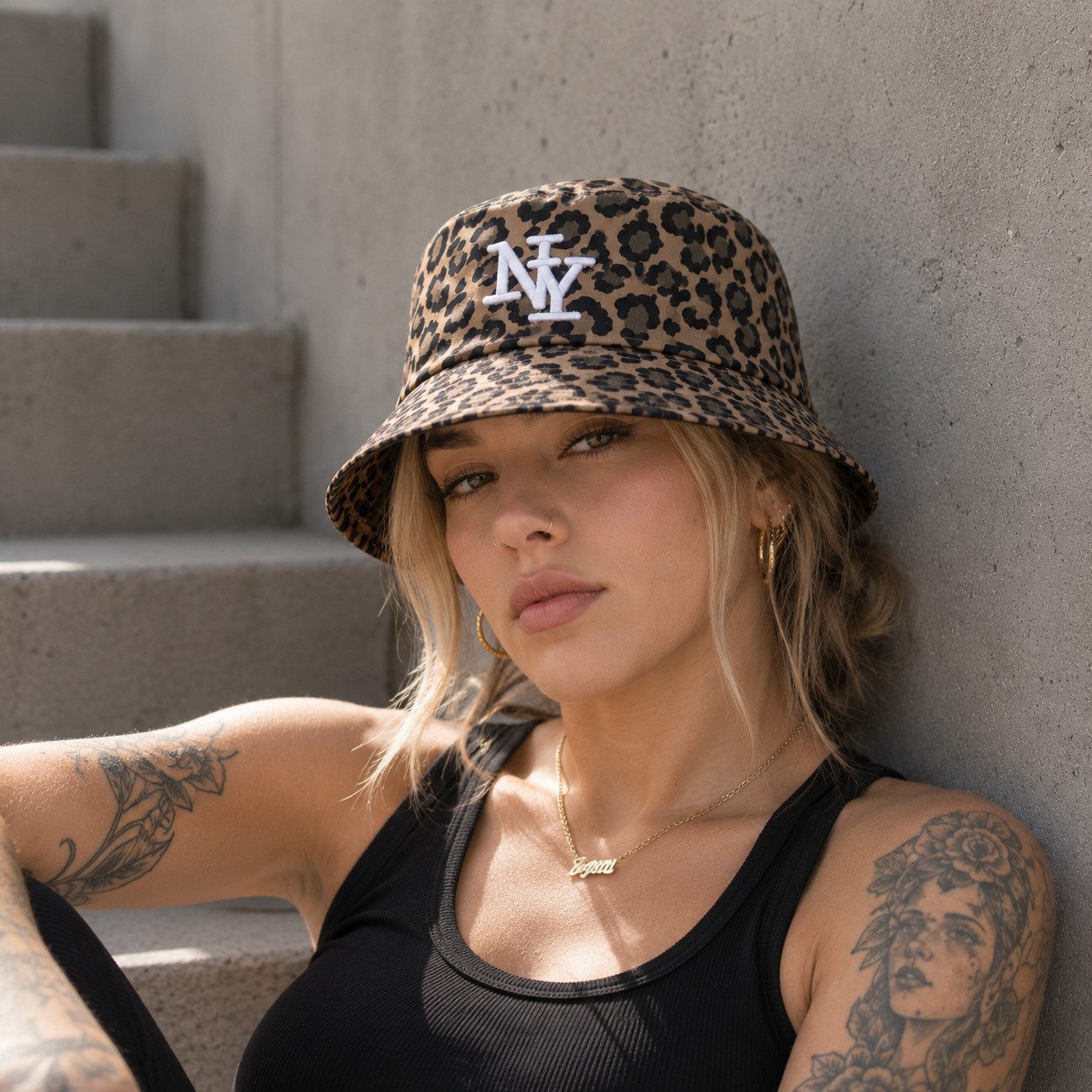 XCOAST Sonnenhut Unisex Fischerhut New York – NY Bucket Hat Streetwear Sommerhut (Streetwear Hut Damen, urbaner Hut, New York Hut, NY Bucket Hat) Fischerhut Damen, Bucket Hat Damen