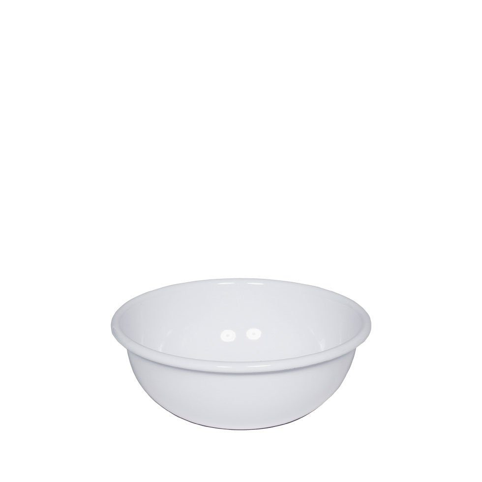 Riess Rührschüssel Classic Weiss, Emaille, Classic Weiß Schüssel 16 cm / 0,75 L - Emaille