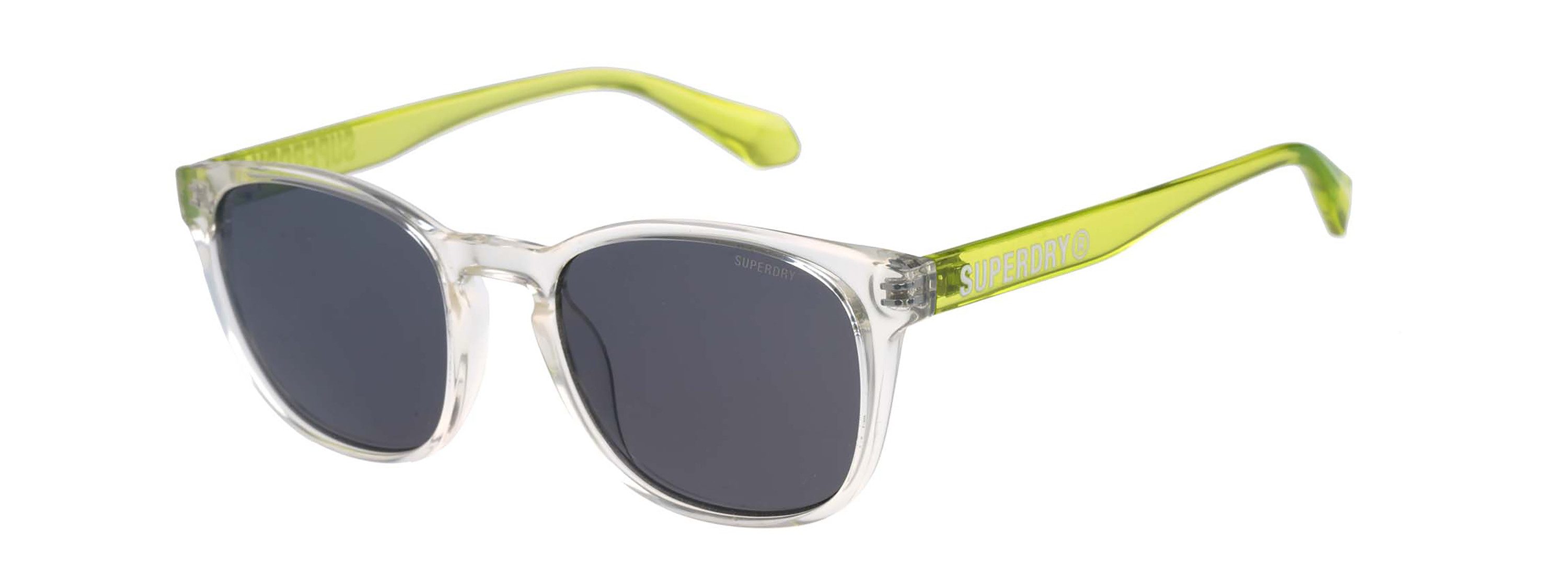 Superdry Sonnenbrille Modell 996097 Form Karree/Soft, Logoschriftzug auf Bügel, Injectionfassung