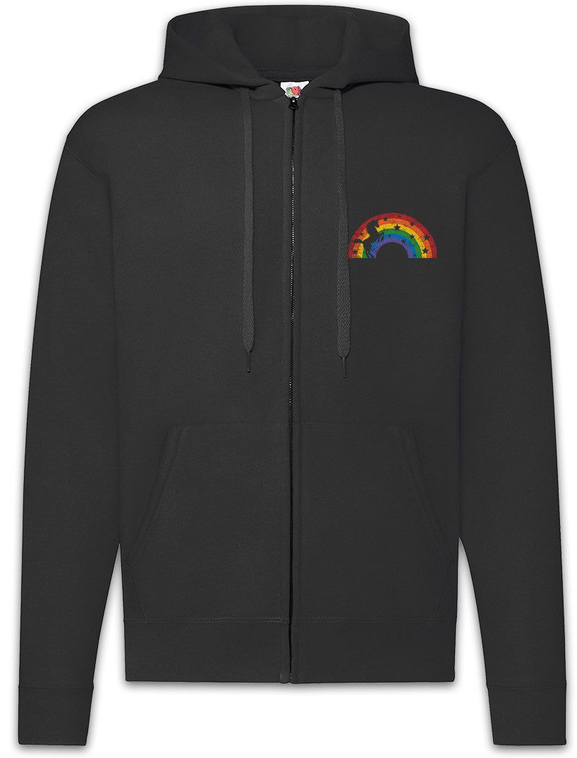 Urban Backwoods Sweatjacke Unicorn II Zipper Hoodie Einhorn Rainbow Colors Regenbogen Fairy (1-tlg) Fairies Elfen The Last