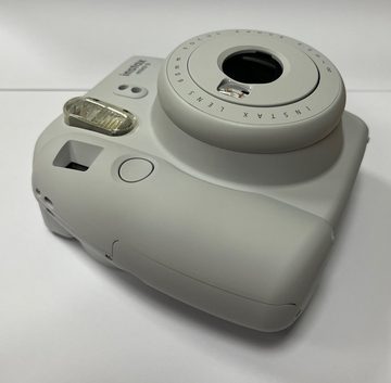 FUJIFILM Instax Mini 9 Smoky-White inklusive Film mit 10 Aufnahmen Sofortbildkamera