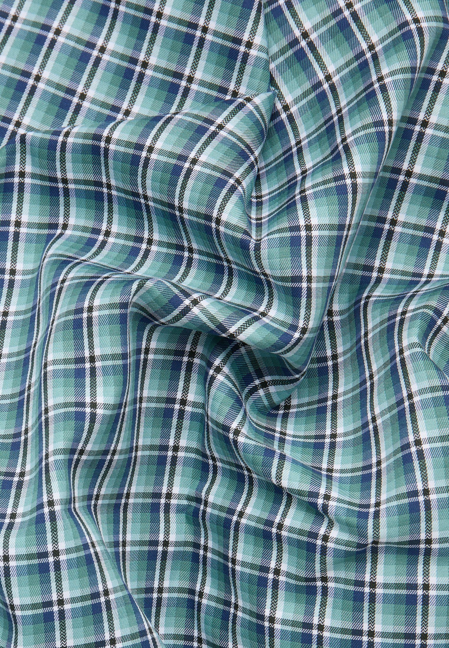 Eterna Langarmhemd FIT MODERN salbeigrün