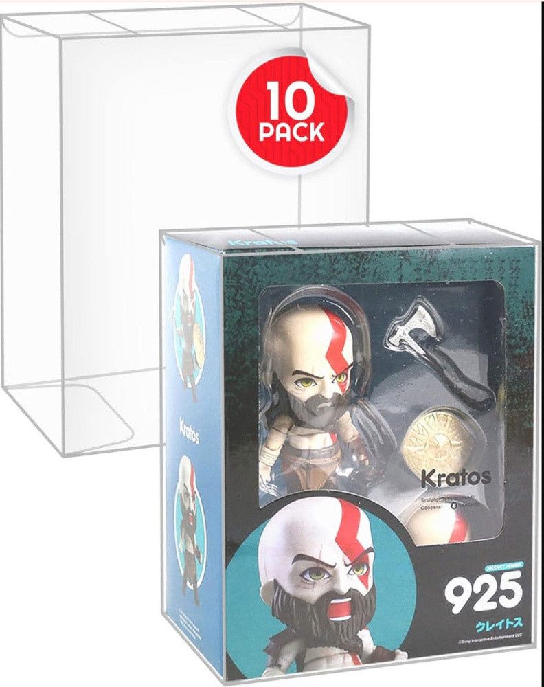 Evoretro Actionfigur PET Gehäuse 10er-Pack für Nendoroid Actionfiguren