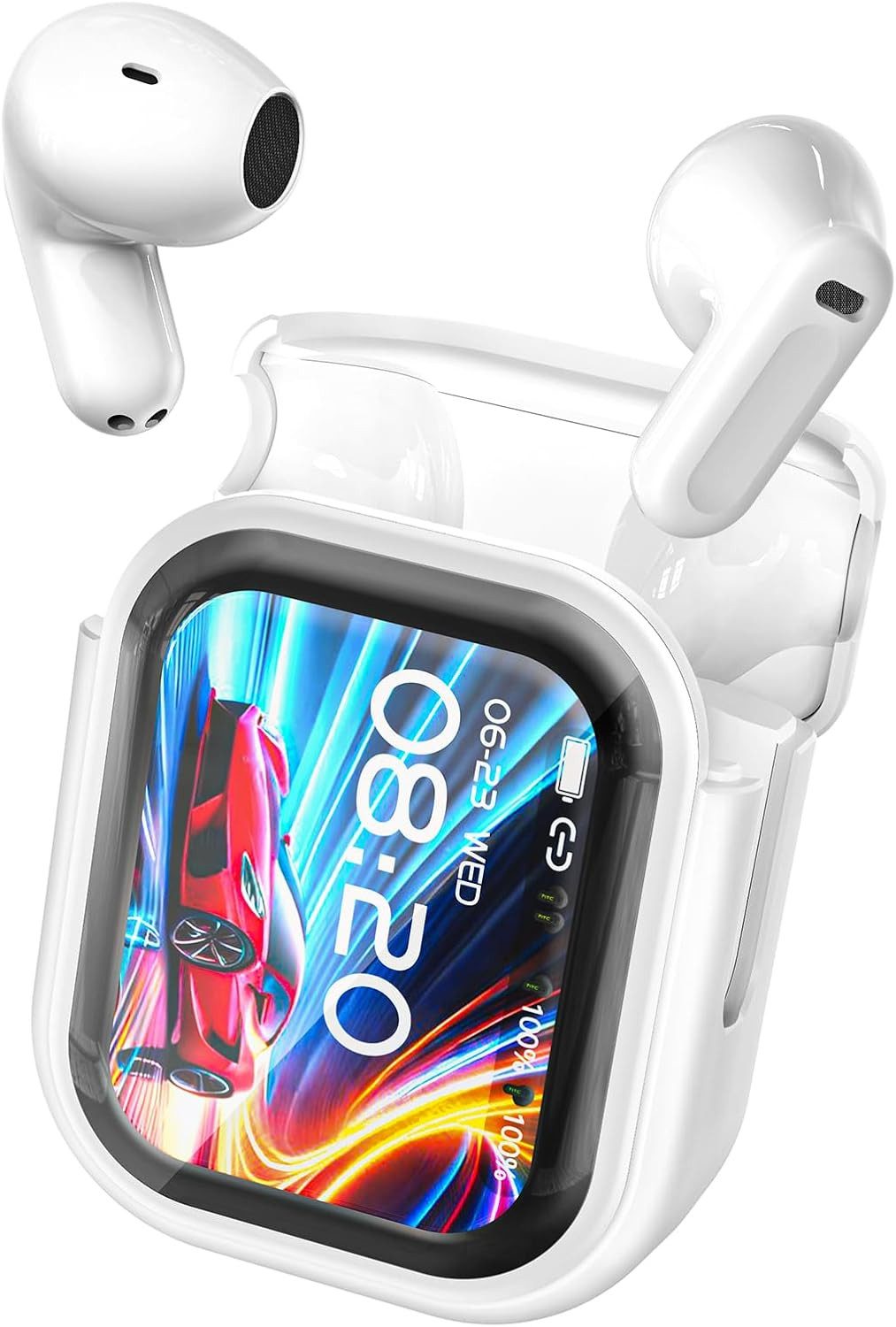 Athlix Übersetzer Kopfhörer Echtzeit Sprachübersetzer Kabellos Headset In-Ear-Kopfhörer (Ja, 134 Sprachen, Musikwiedergabe, Anrufsteuerung)