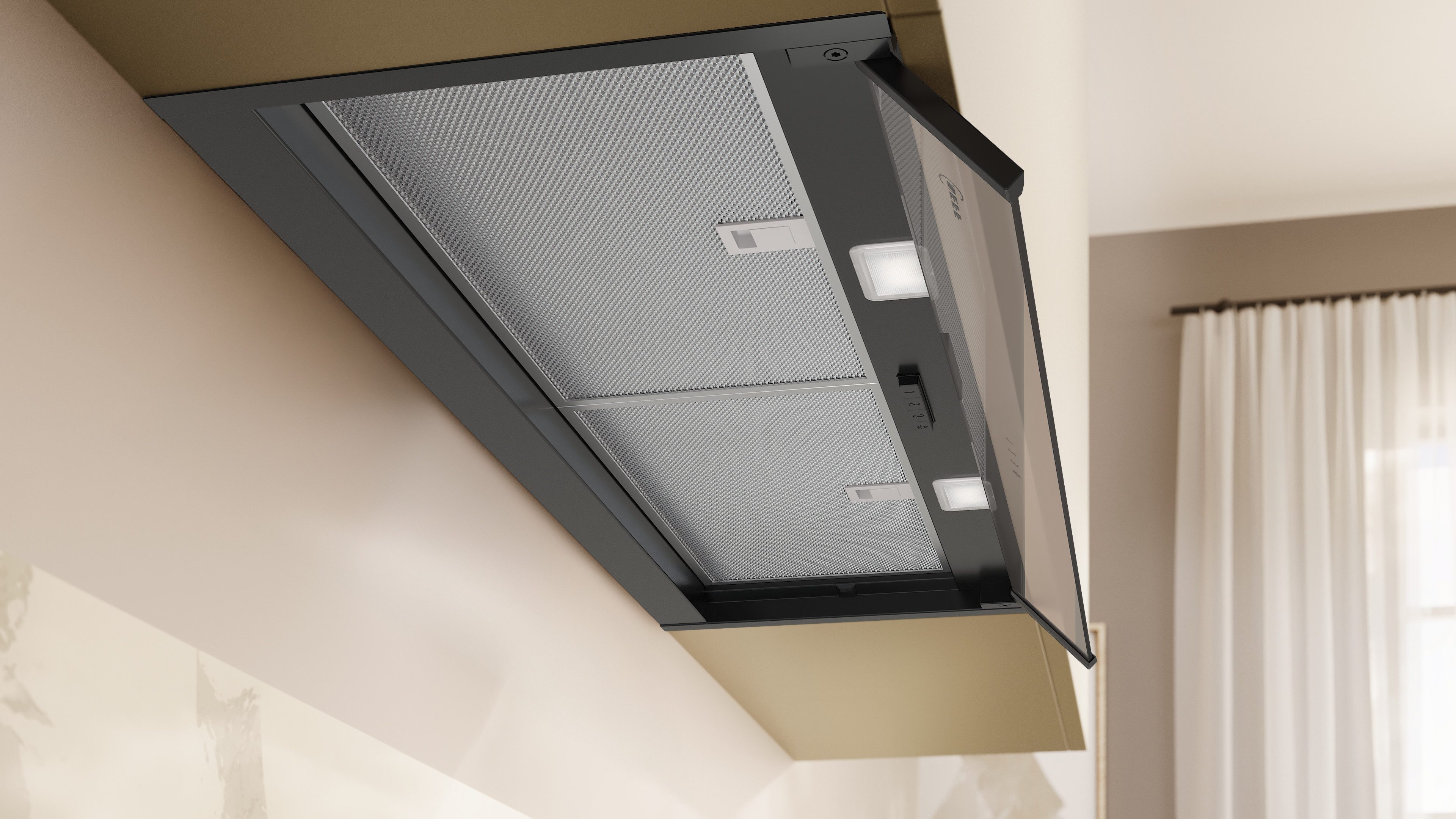 NEFF Lüfterbaustein D95XCC2S0 Serie N 50 D95XCC2S0, Nahtlos im Schrank integriert & leistungsstarker Abzug