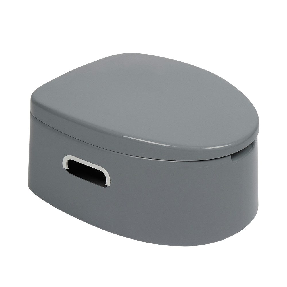 LALAHO Campingtoilette tragbar, mit Antirutschmatte, tragbare Toilette mit abnehmbarem Eimer, Outdoor-Toilette tragbare Mobile,Camping-Einbautoilette – Bild 5 von 5