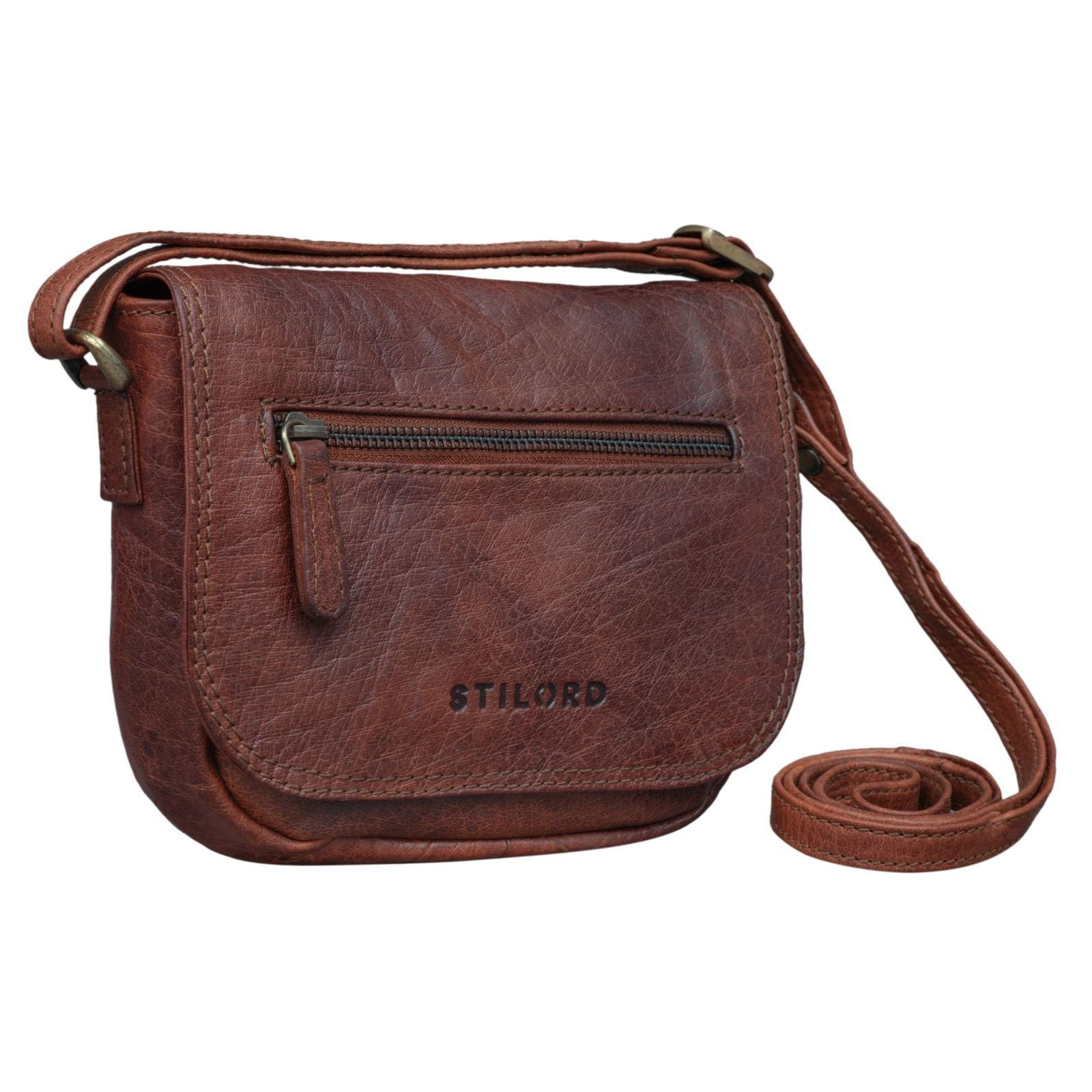 Handtasche "Elsa" Umhängetasche Frauen Leder Vintage