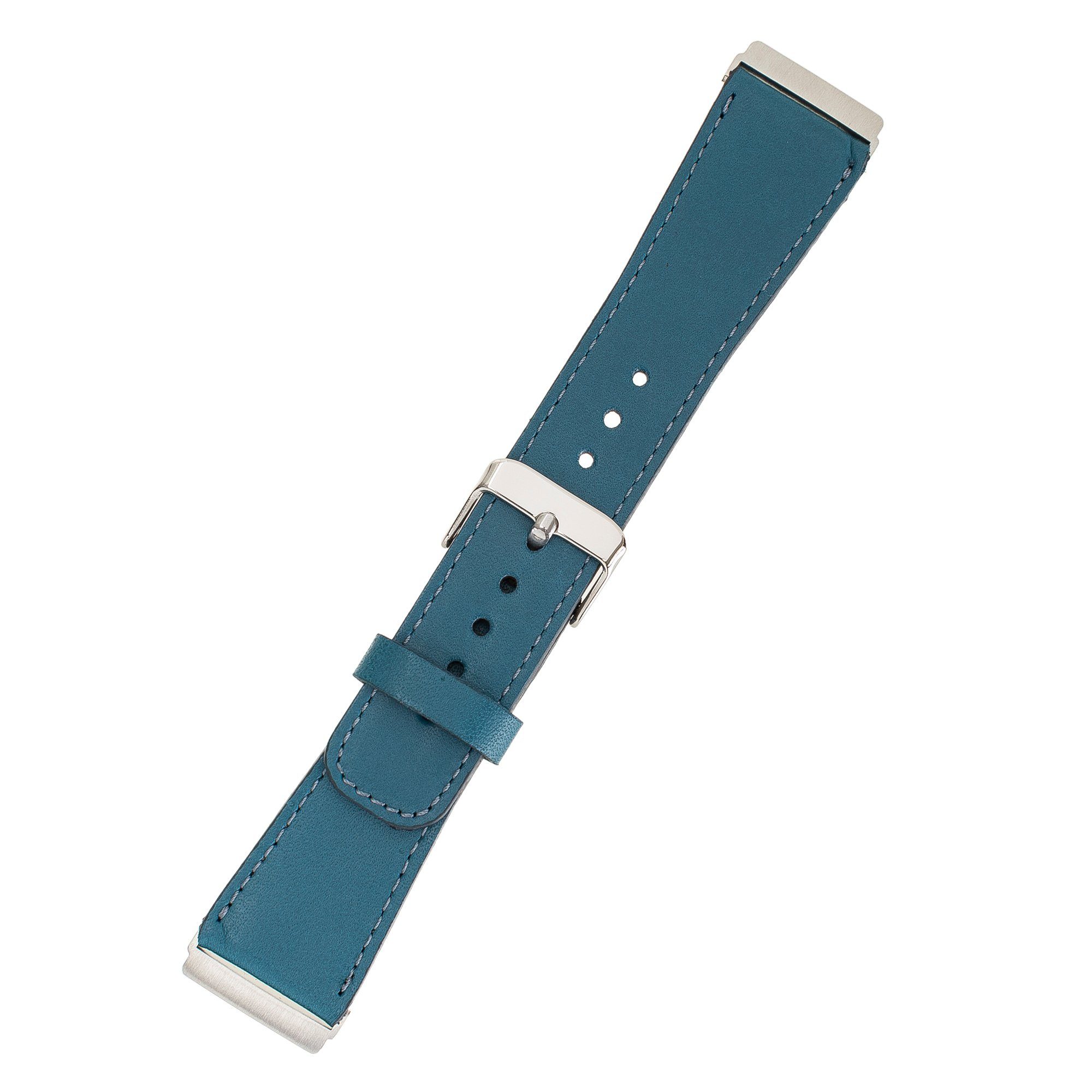 Renna Leather Smartwatch-Armband Fitbit Versa 4 / 3 / Sense & 2 Armband Echtes Leder Ersatzarmband