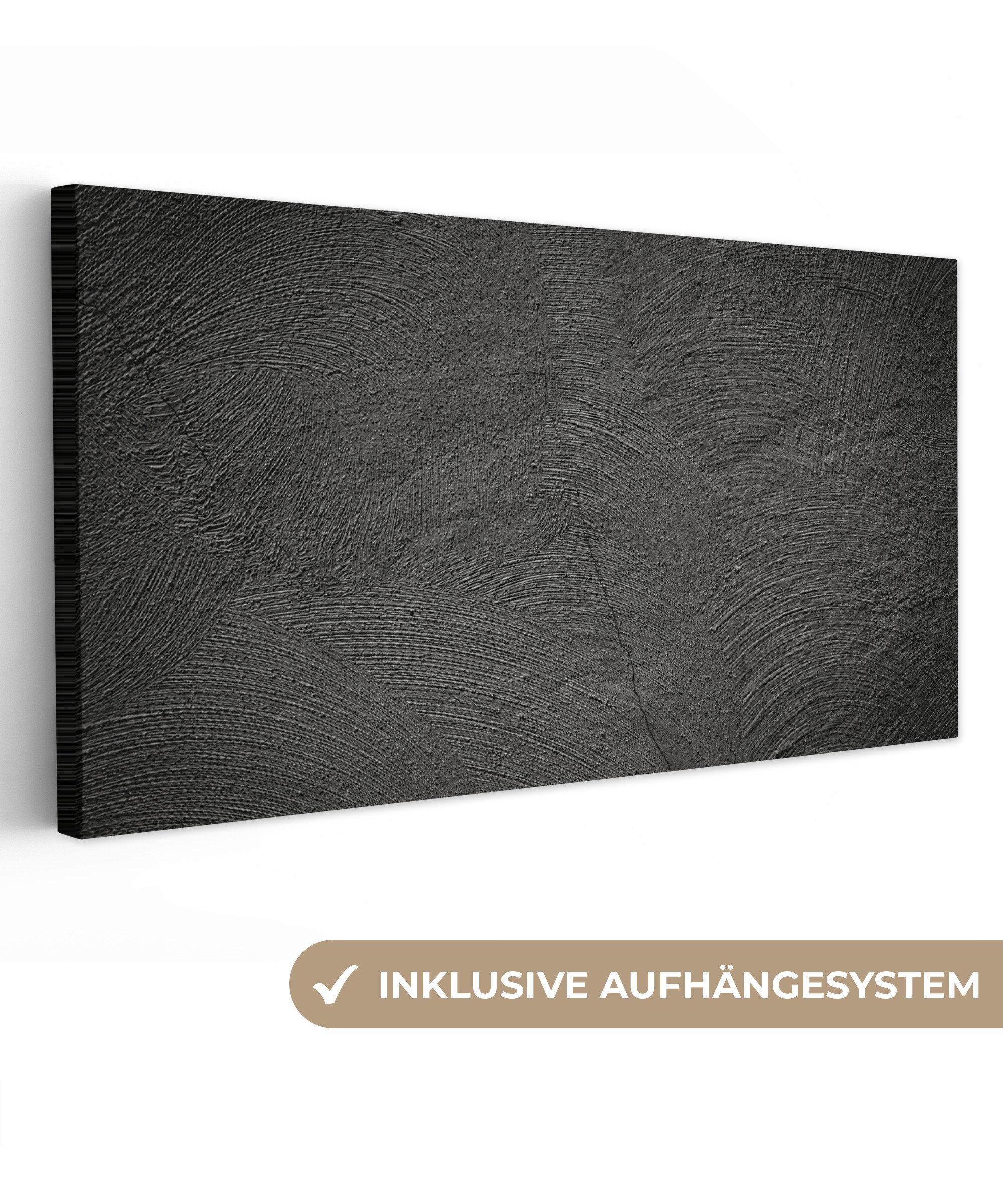 OneMillionCanvasses® Leinwandbild Panorama Konkreter Druck - günstig online kaufen