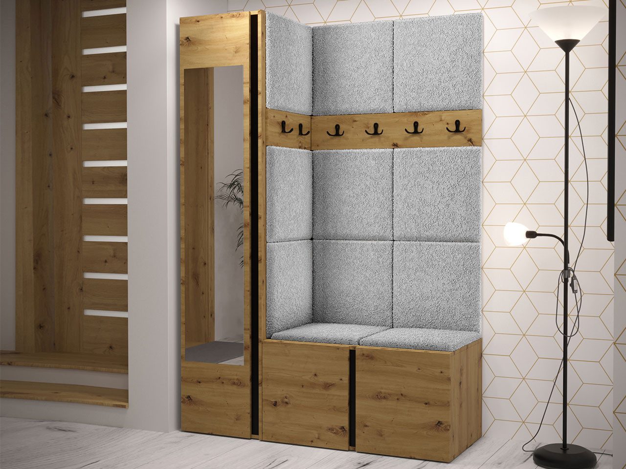 MIRJAN24 Garderoben-Set Orion X, (Komplett-Set, Schuhschrank, günstig online kaufen