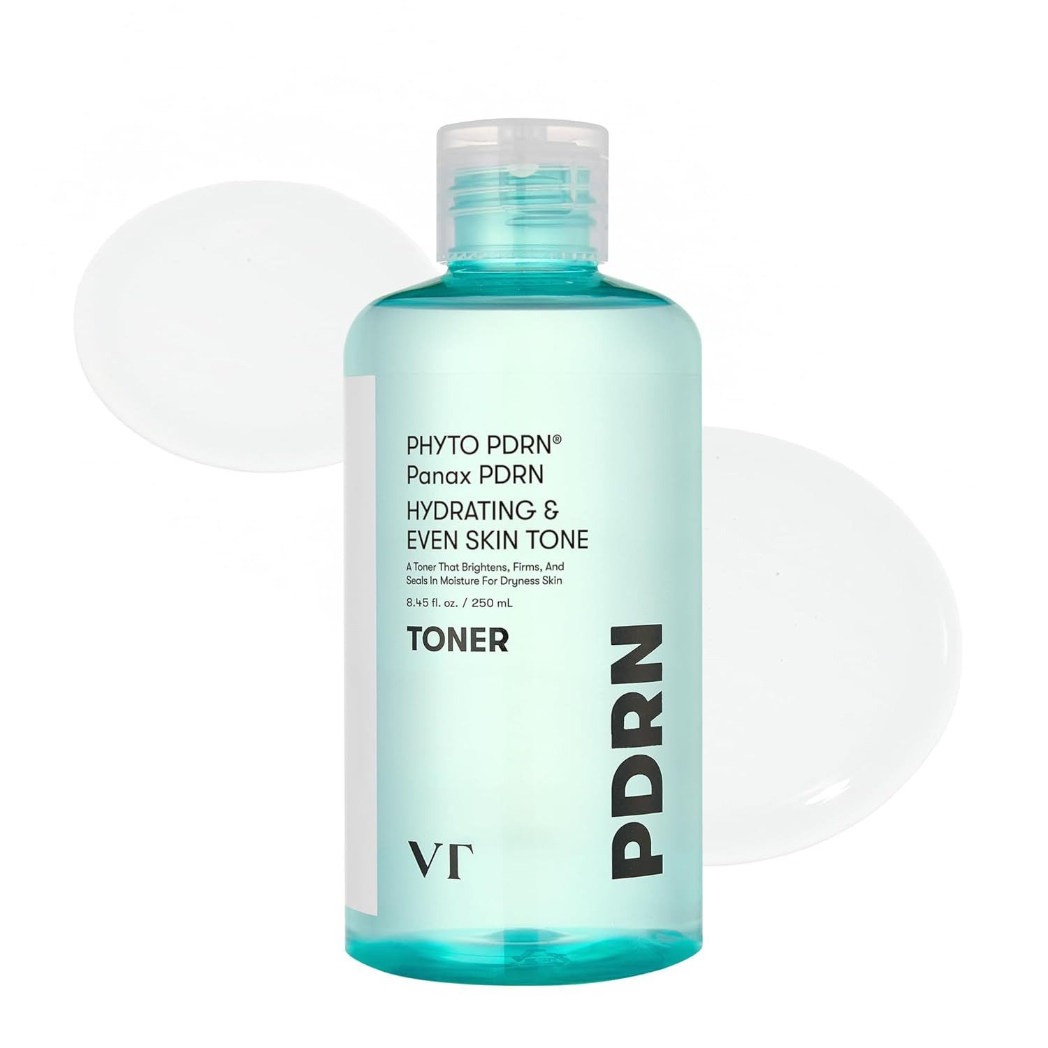 VT Cosmetics Toner PDRN Toner 250 ml – Gesichtswasser mit veganem PDRN