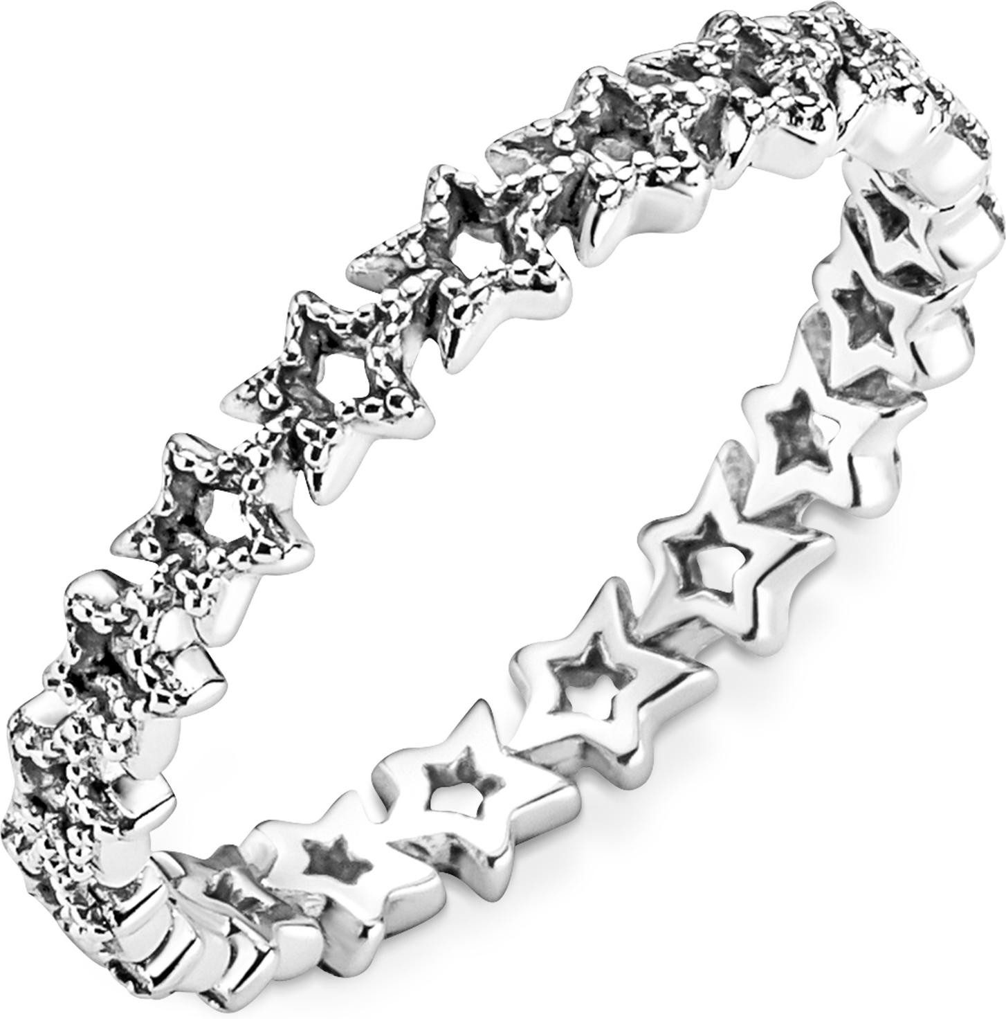 Pandora Fingerring Pandora Band aus Asymmetrischen Sternen Ring 190029C00 D günstig online kaufen