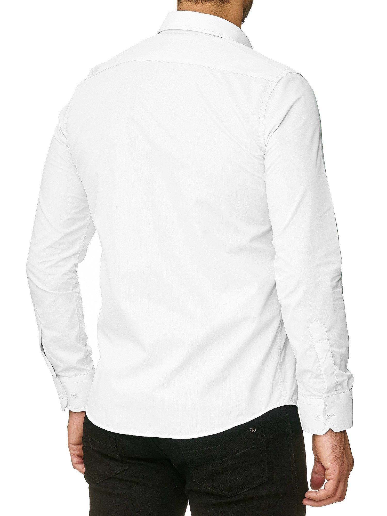 Reslad Langarmhemd Reslad Herren Hemd Kentkragen Unicolor Langarmhemd RS-7002 (Herrenhemd) Freizeithemd Businesshemd mit Stretch-Anteil – Bild 3 von 4