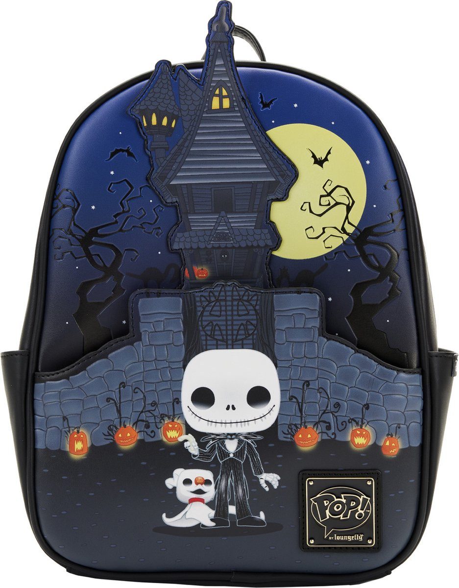 Loungefly Rucksack Pop! The Nightmare Before Christmas - Jack Skellington Haus Mini Rucks