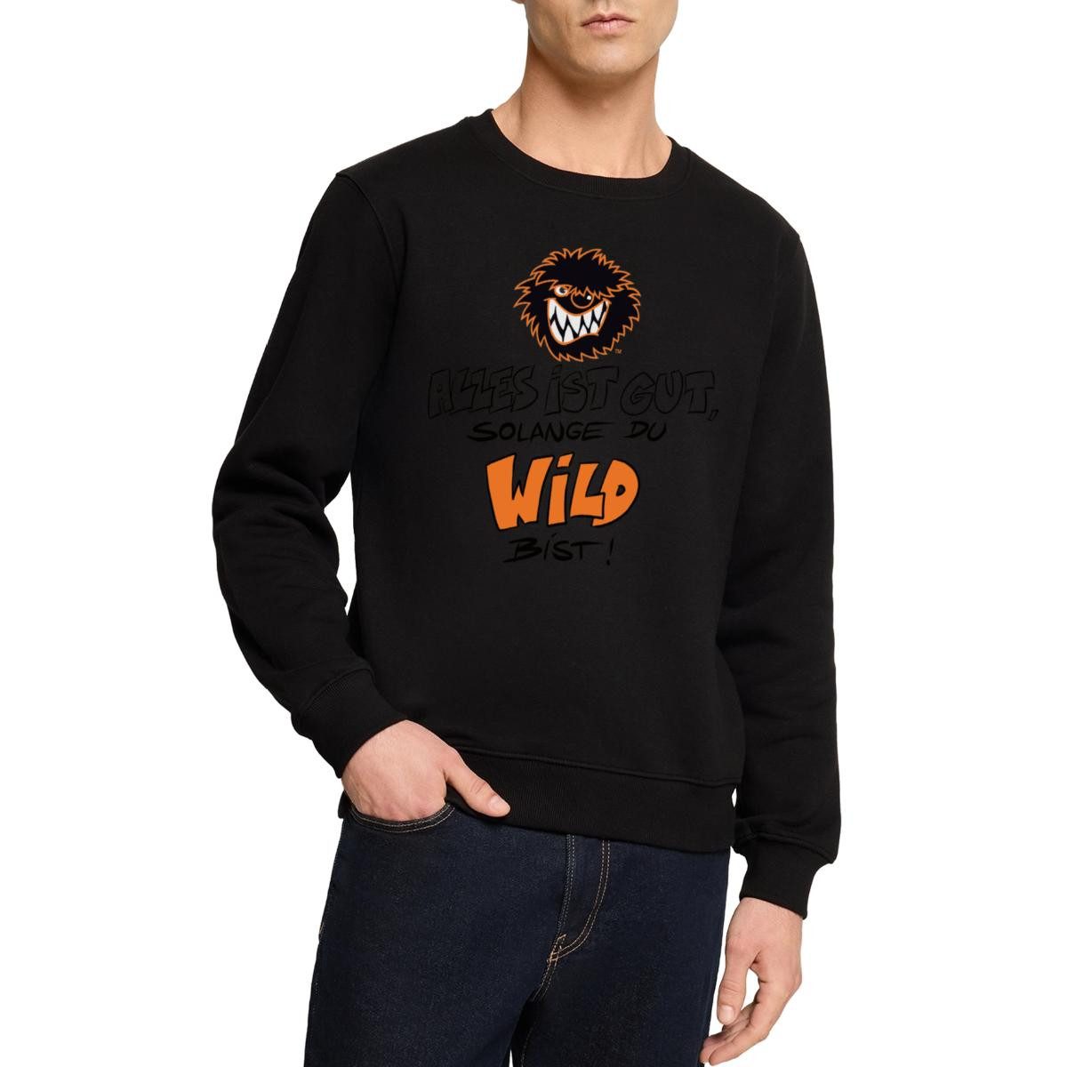 Sweatshirt Die Wilden Kerle Wild Spruch mit Logo Herren Premium Pullover