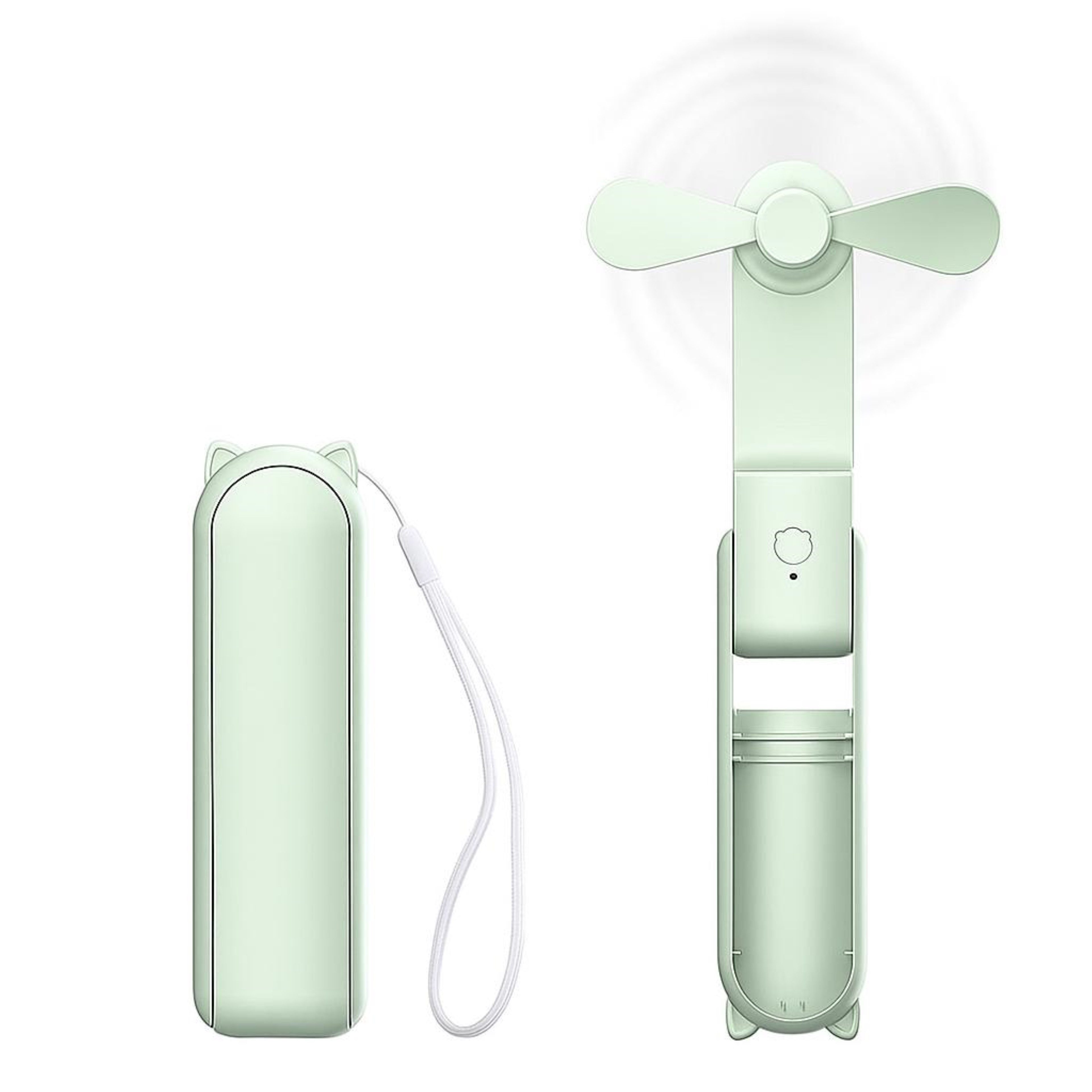 LA CUTE Handventilator Tragbarer Mini Handventilator faltbar USB-C Akku lei günstig online kaufen
