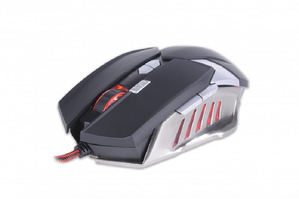 Rebeltec Optische PC Gaming Maus Destroyer 4000 DPI 8 Tasten Gaming-Maus