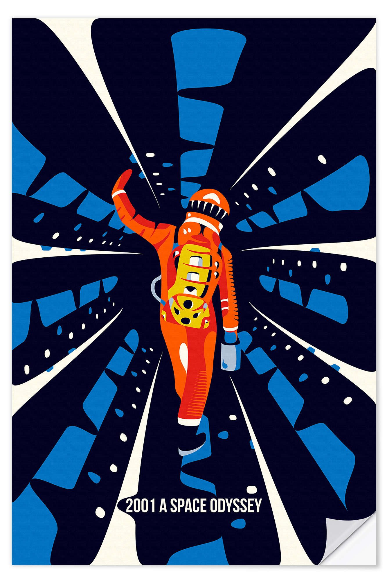 Posterlounge Wandfolie Sasha Lend, 2001 Space Odyssey, Grafikdesign