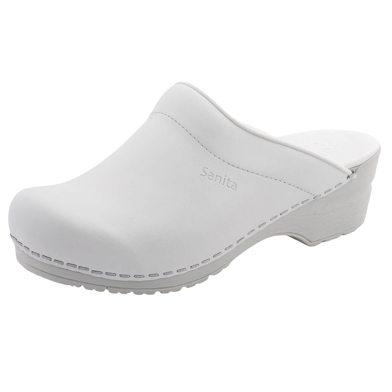 Original-Sonja Pu Open Clog White Sandale